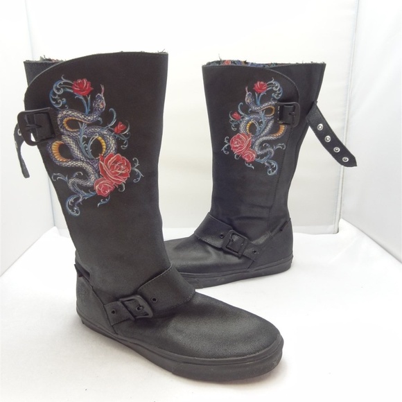 vans knee high boots